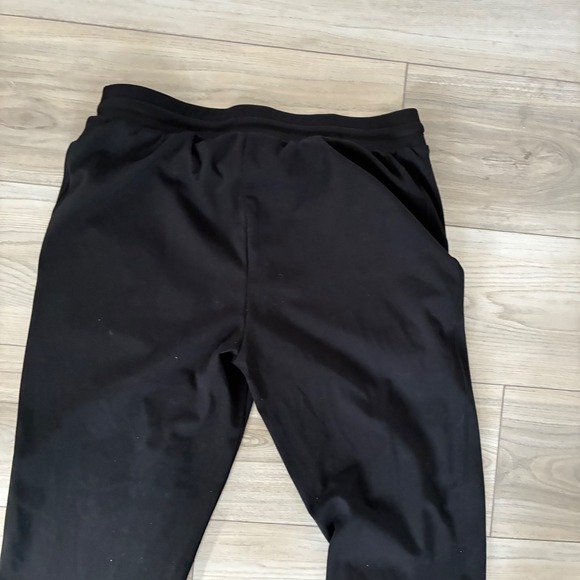 RACHEL ZOE Womens Black Jogger Pants Drawstring Waist Zip Pockets Size M - Picture 4 of 4